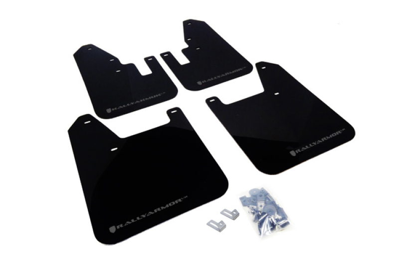 Subaru Forester Mud Flap - Rally Armor - UR - Black/Grey Logo - `98-`02